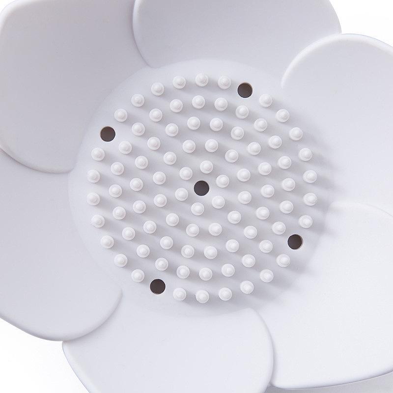 Lotus Silicone Soap Tray: 3D Non-Water Soft Rack with Simple Drainage