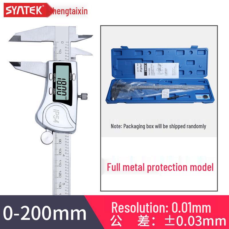 Șubler digital Vernier din oțel inoxidabil de înaltă precizie Syntek 0-150/200/300mm