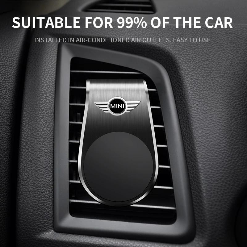 Magnetic Car Phone Holder Mobile Mount Smartphone GPS Support Stand For BMW Mini One S R50 R53 R56 R60 F55 F56 F57 Clubman JCW