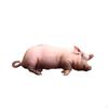 Sleeping Pig Stuffed Toy Pink Super Soft Cuddly for Kids, Young Children,