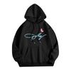 Unisex Lightweight Long Sleeve Hooded Pullover Sweatshirt with Print