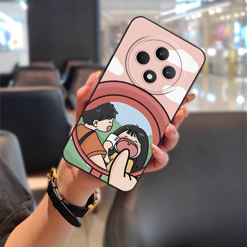 Back Cover Anti-knock Phone Case For OPPO Reno12F 5G/Reno12 FS/F27 5G Couple Cute Dirt-resistant Soft Case Full Wrap TPU