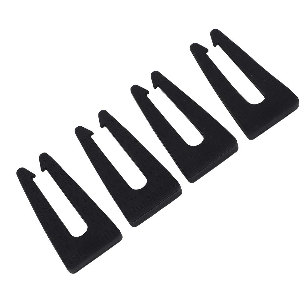 4 Pcs Stove Knob Safety Locks Silicone Universal Fit Oven Control Knob Locks Black
