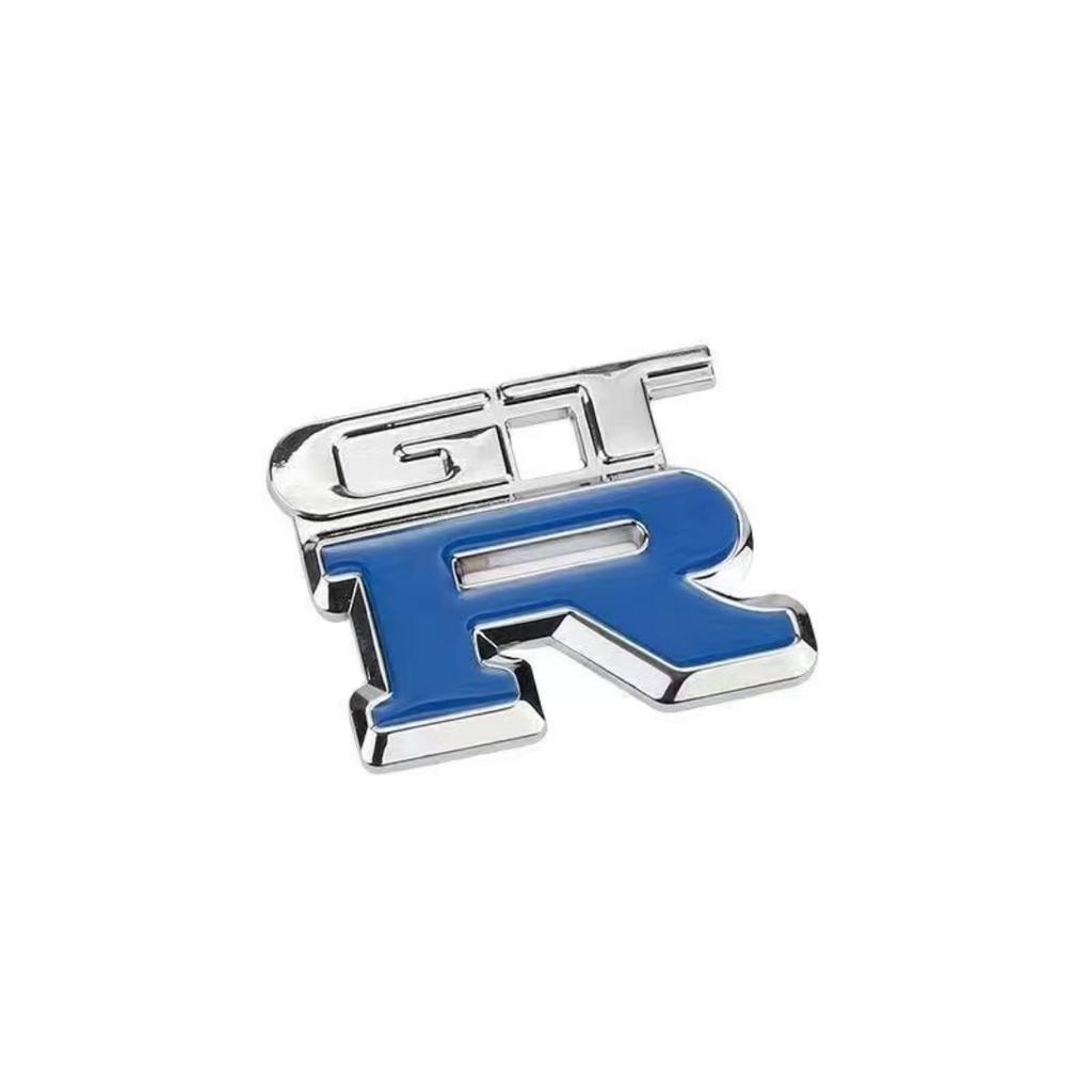 1pc 3D Metal GTR logo Badge Sticker Car Rear Trunk Emblem Decal Nine Colors are Available for Selection