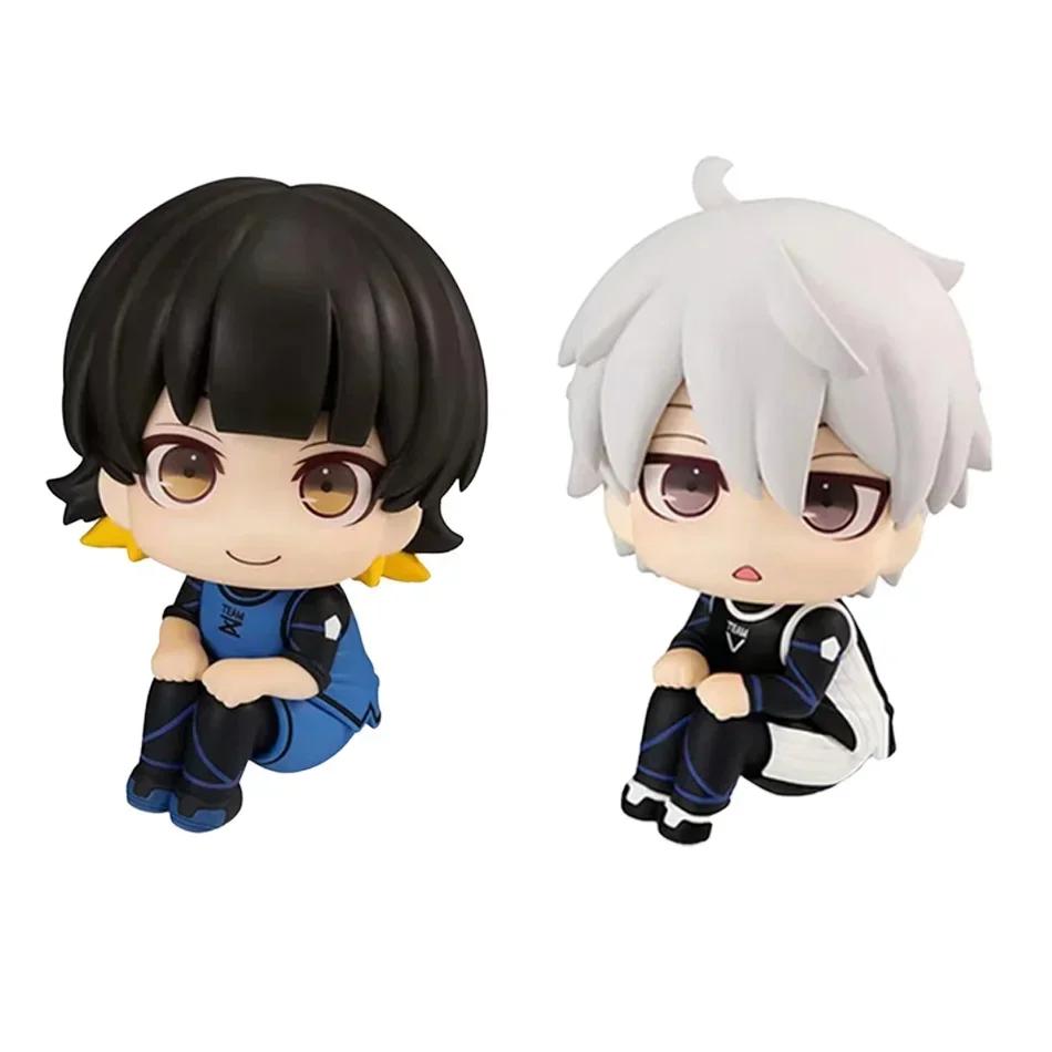 Isagi Yoichi Doll Blue Lock Action Figures Toy Q Version Chigiri Hyoma Bachira Meguru Nagi Seishiro Figure Pvc Ornament Toys