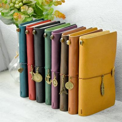 100% Genuine Leather Journal Refillable Travel Notebook Retro DIY Handmade Diary Sketchbook School Office Gift