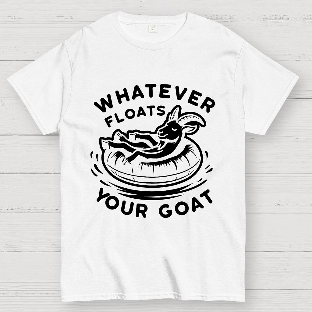 Whatever Floats Your Goat Cotton Summer Casual Cool Loose T-Shirt