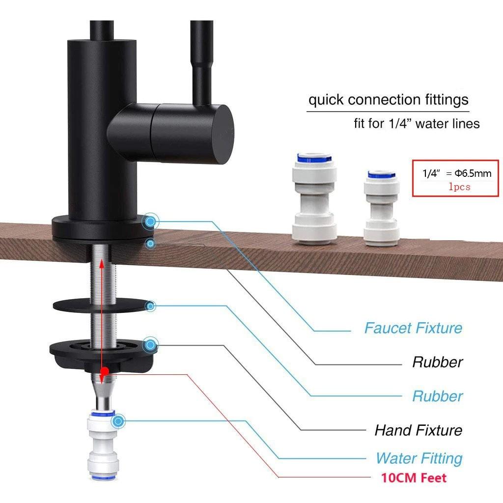 Stainless Steel RO Water Faucet Reverse Osmosis Water Filtration System Water Filter Faucet Kitchen Drinking Water Faucet