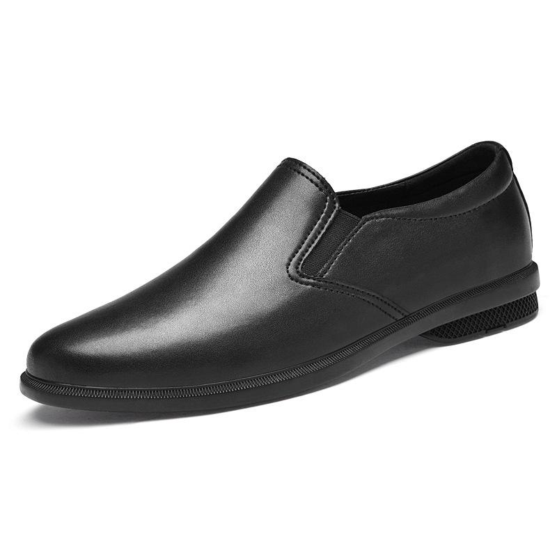 

6 Men S Shoes, Leather Shoes, Formal Casual Shoes, Spring Low-Top Cowhide Surface Gentleman Hollow Ventilation Hole Single Shoes 38