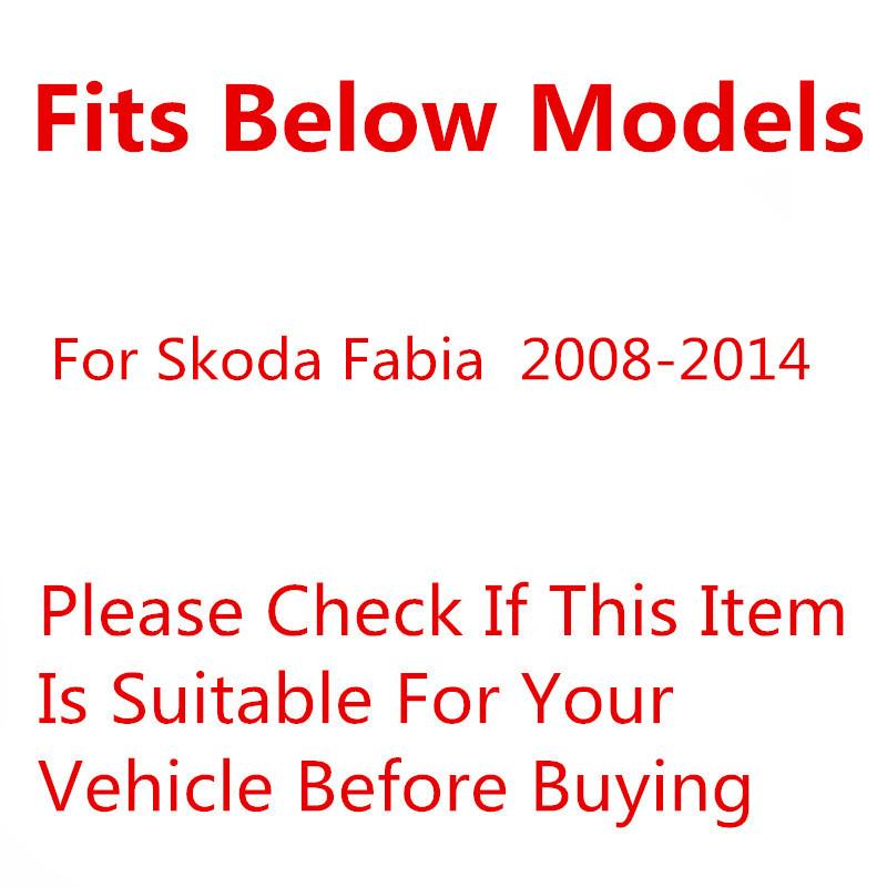 Car Side Mirror Housing Frame For Skoda Fabia 2008 2009 2010 2011 2012 2013 2014 Reaa View Mirror Frame Holder Trim Accessories