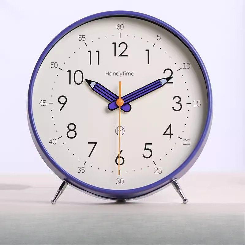 

Desktop Clock Pendulum Table Clock Household Table Clock Watch Ornament Placement Living Room Mute New Style