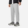 Li Ning Sports Trend Series Lace-Up Mid-Waist Solid Color Fleece Warm Knitted Sports Pants Men Bottoms Light-Gray AKLU617-3