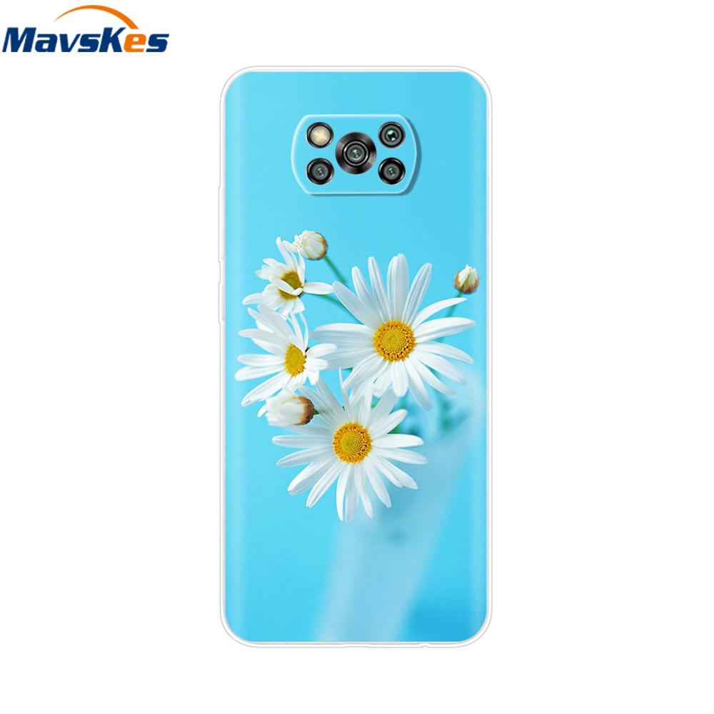 Pour Xiaomi POCO X3 Coque Pour Poco X3 Pro NFC Silicone Souple Arrière Pour Poco X3 POCOX3 X 3 NFC 6.67'' Fundas Coques Coque Pare-chocs