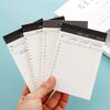 Small Notebook Tearable 50 Sheets Unlined Daily Schedule Planner Notepads Checklist Writing Pad Memopad for Notes Plans