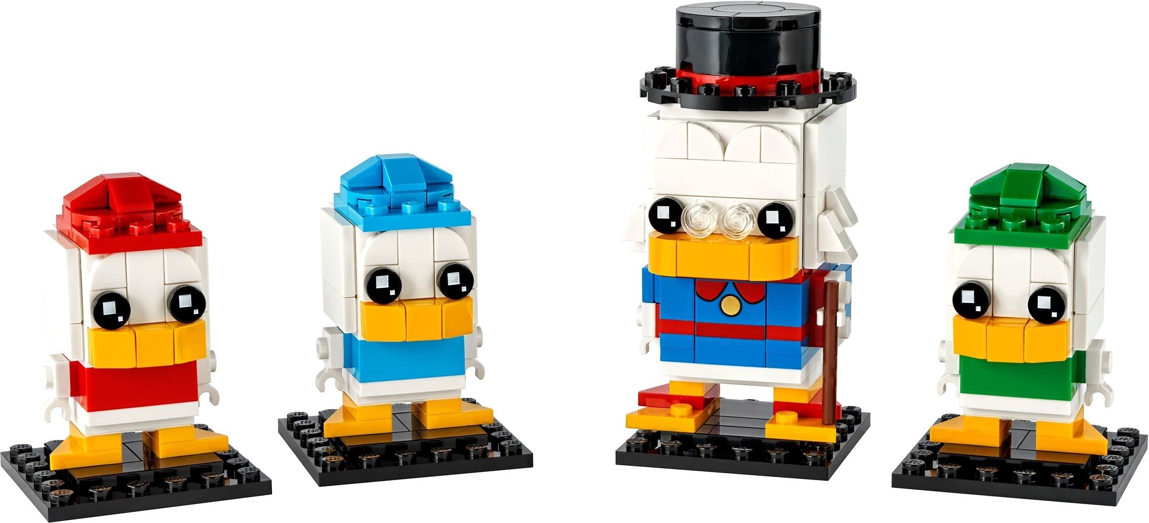 LEGO BrickHeadz Disney Утиные истории 40477 Скрудж Макдак, Луи, Хьюи и Дьюи (340 штук)