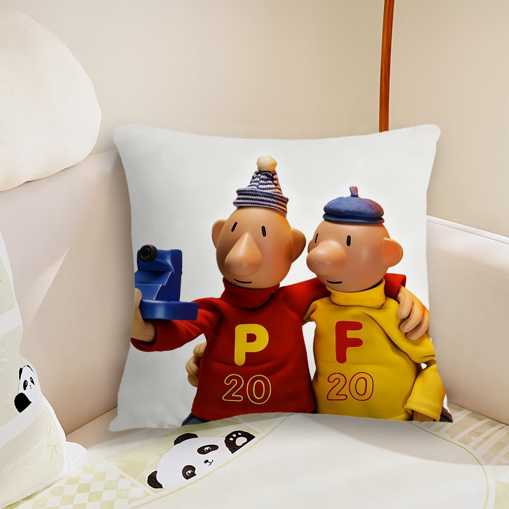 Cartoon PPat Mat Cushion Cover Pillow Case Plush Fabric Soft Double Sided Print Sofa Cushion Cover Throw Pillow Covers