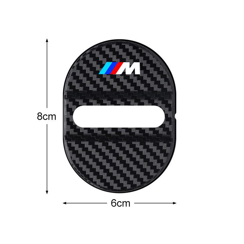FA3-4db Szénszálas Autóajtó Némító Csillapító Párna ABS Autóajtó Zár Csatt Fedél BMW M M3 M5 M6 X3 E46 E90 E39 F10 F20 F30 G20-hoz