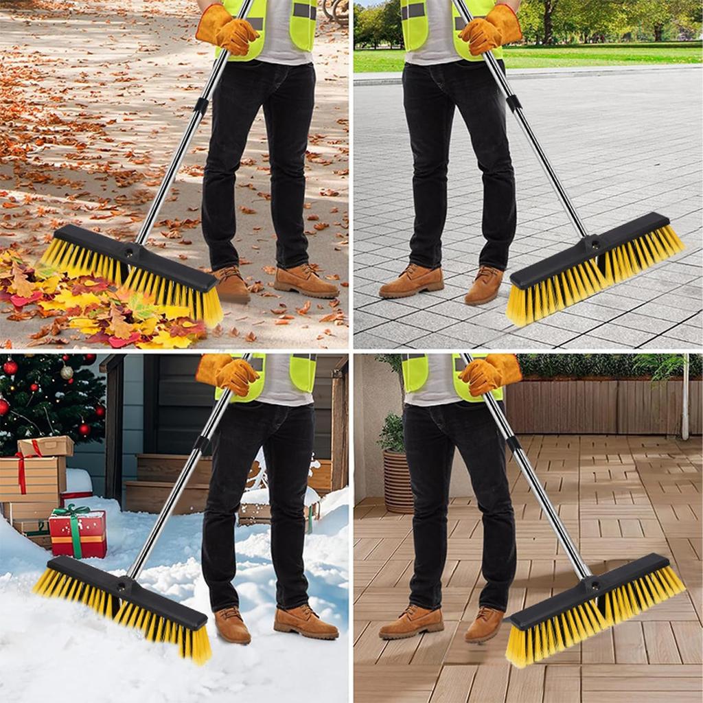 Durable Deck Brush for Professional Adjustable Suitable for Outdoor and Cleaning, Length, Balconies, Floors, Areas, Gardens.