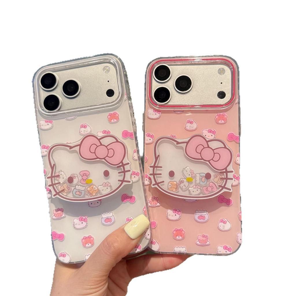 KT Cat IMD Jelly iPhone 17 Pro Max Case with Stand - Compatible with Apple iPhone 16/15/11/16 Pro