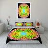 Colorful Mandala Three-Piece Set Decor Soft Comfortable Duvet Cover Bedding Set Included 1*Duvet Cover & 2*Pillowcases Gift
