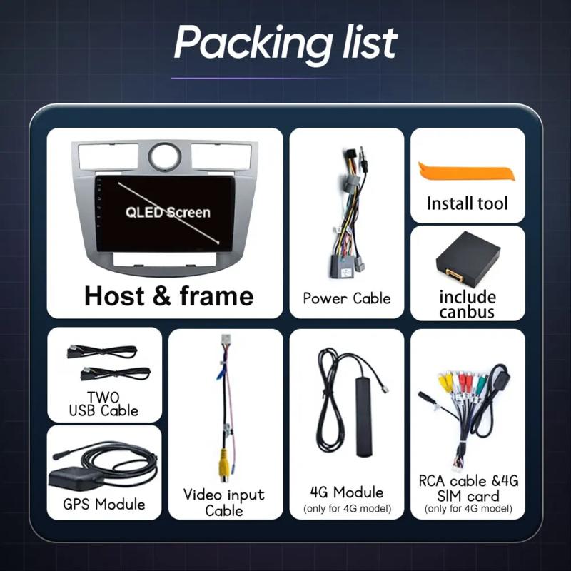 Android 14 Car Radio For Chrysler Sebring Cirrus 2007-2010 Multimeida Player GPS Navigation 4G WIFI Carplay Auto Player Headunit