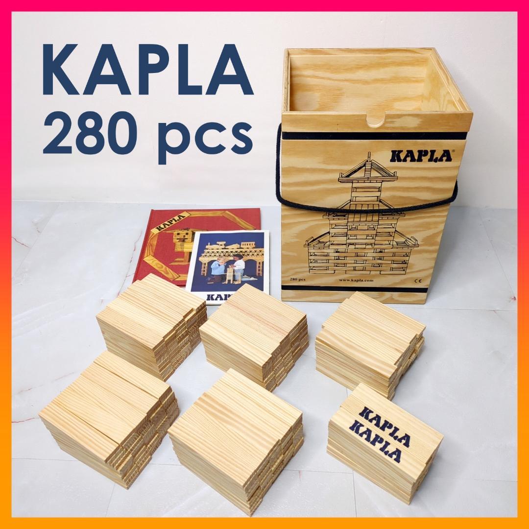 

[Б/У] KAPLA 280 штук Красный Средний Обучающая игрушка Деревянные блоки Строительные блоки