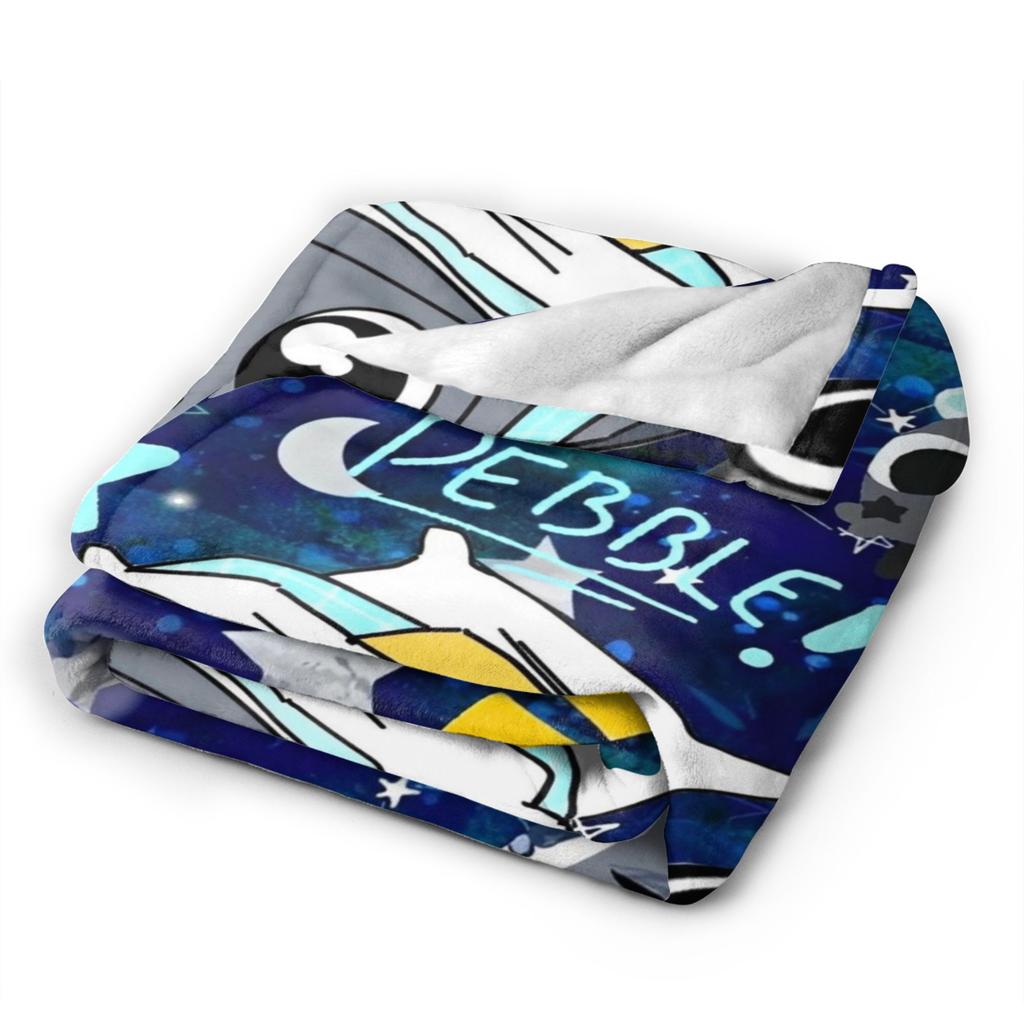 Dandys World Pebble  Blanket  Fleece Novelty Warm Throw Blankets for Bedding Lounge Spring Autumn