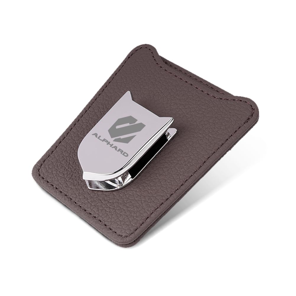 Hilux Car Sunglasses Holder Made of PU Leather GUN125 GR