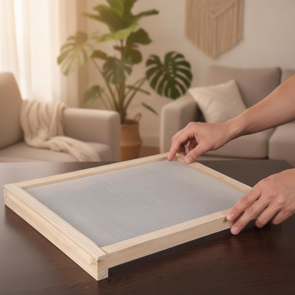 Incense Drying Net Breathable Tray with Mesh Screen for Workbench