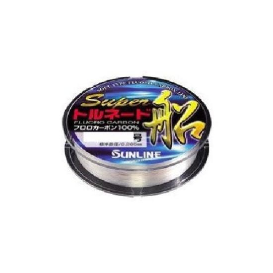 SUNLINE Super Tornado Fluorocarbon Size Clear with Red and Black Markings Line, 300m, 5,