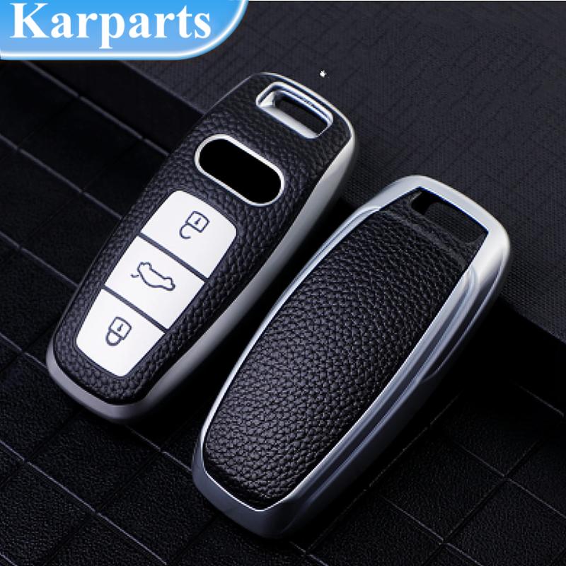 

Чехол для дистанционного ключа из ТПУ для A6 A7 A8 E-tron C8 D5 Q7 Q8 2018 2019, защитный держатель, аксессуары для брелоков