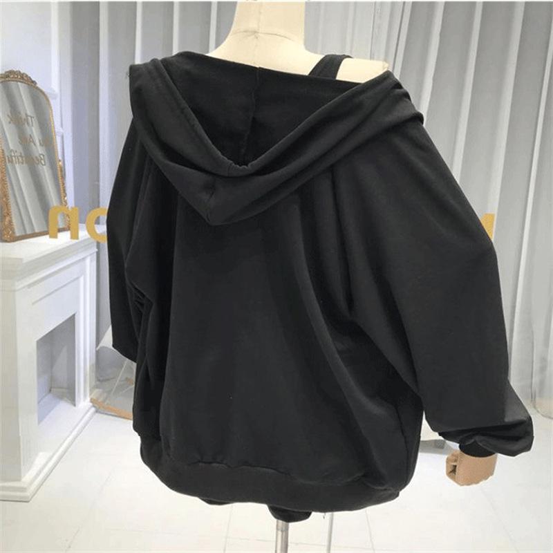 Casual Women Coat Drawstring Shorts Vest Set Breathable Women Hoodie Pocket Design Zipper Closure Female