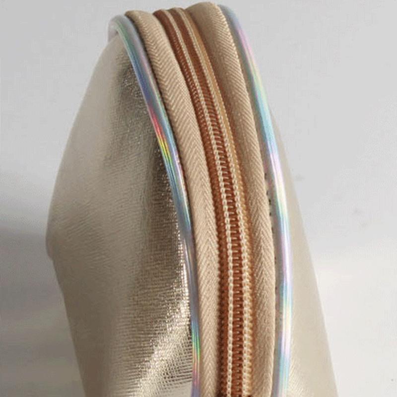 Simple Waterproof Shell PU Makeup Pouch Fashion 2025 New Cosmetic Bag Women Makeup Organizer Toiletry Bag Travel Cosmetics Bag