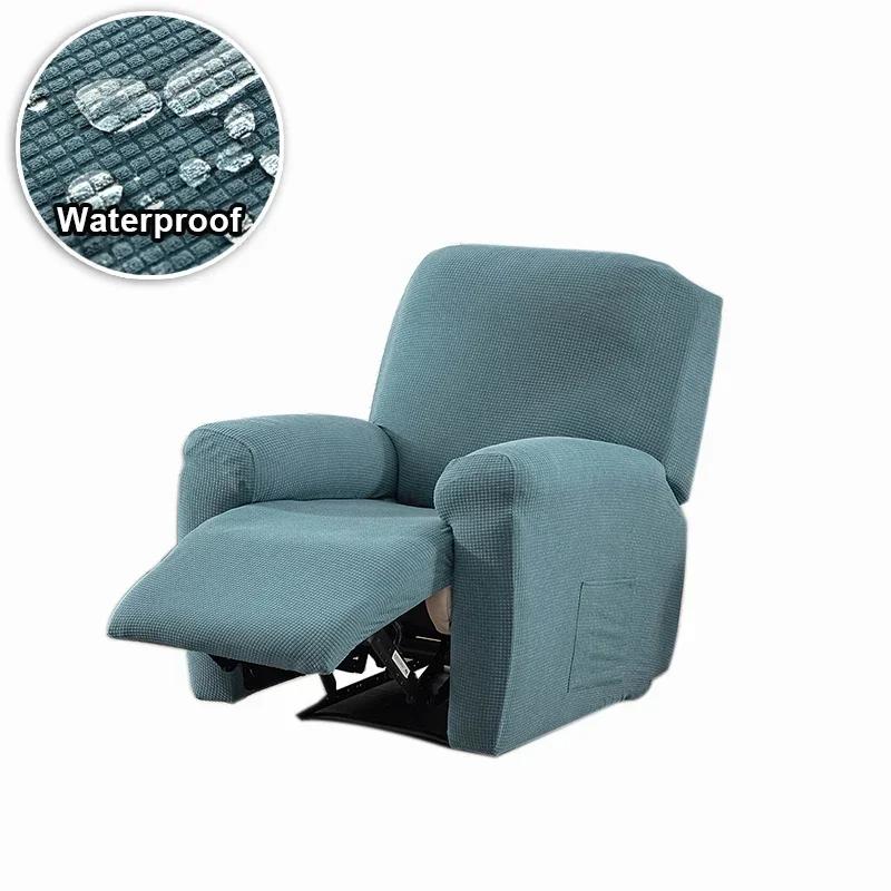 Waterproof Recliner Sofa Cover For Living Room Jacquard Sofa Slipcover Non Slip Armchair Cover Office Home Decor Couch Cover