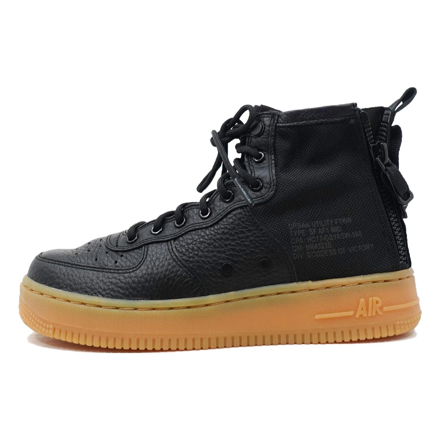 

Новые Nike SF Air Force 1 Mid Черный/Резина GS AJ0424-001 38