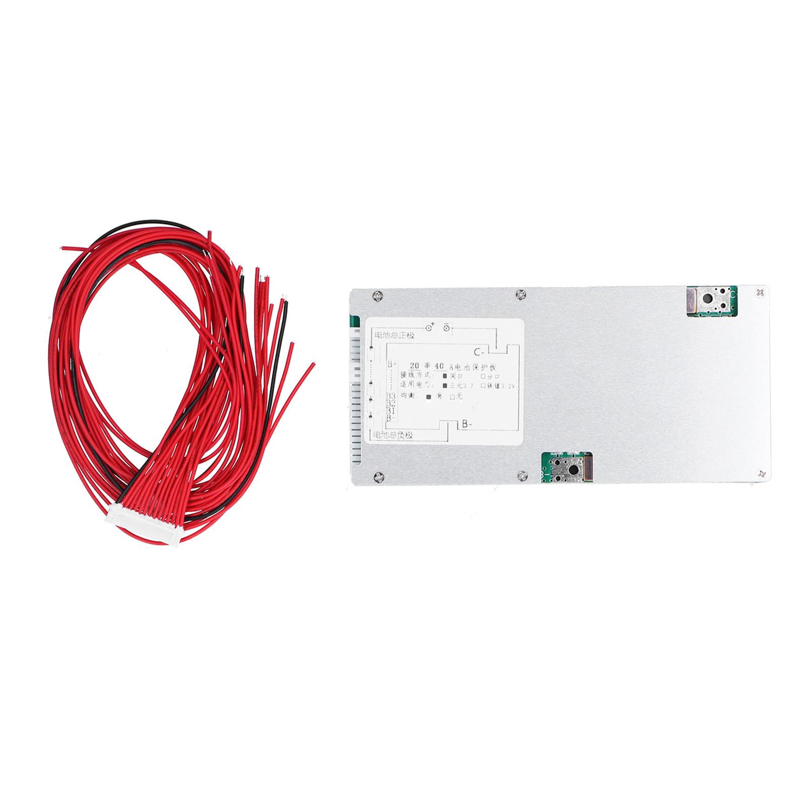 

Плата захисту літієвої батареї 20S 60V 40A Плата захисту BMS із збалансованим захистом