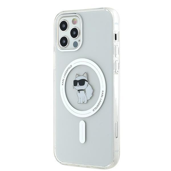 Karl Lagerfeld Klhmp12Mhfccnot Iphone 12/12 Pro 6.1 Przezroczysty/Transparent Hardcase Iml Choupette Magsafe