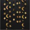 Decor365 Gold Moon Star Garland Ramadan Decorations Twinkle Little Star Two The Moon Birthday Party Decoration Whimsical Decor Starry New Year Eve