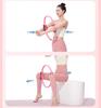 Mehrfarbiger Fiberglas Halbmondgriff Pilates Magic Circle Yoga Ring