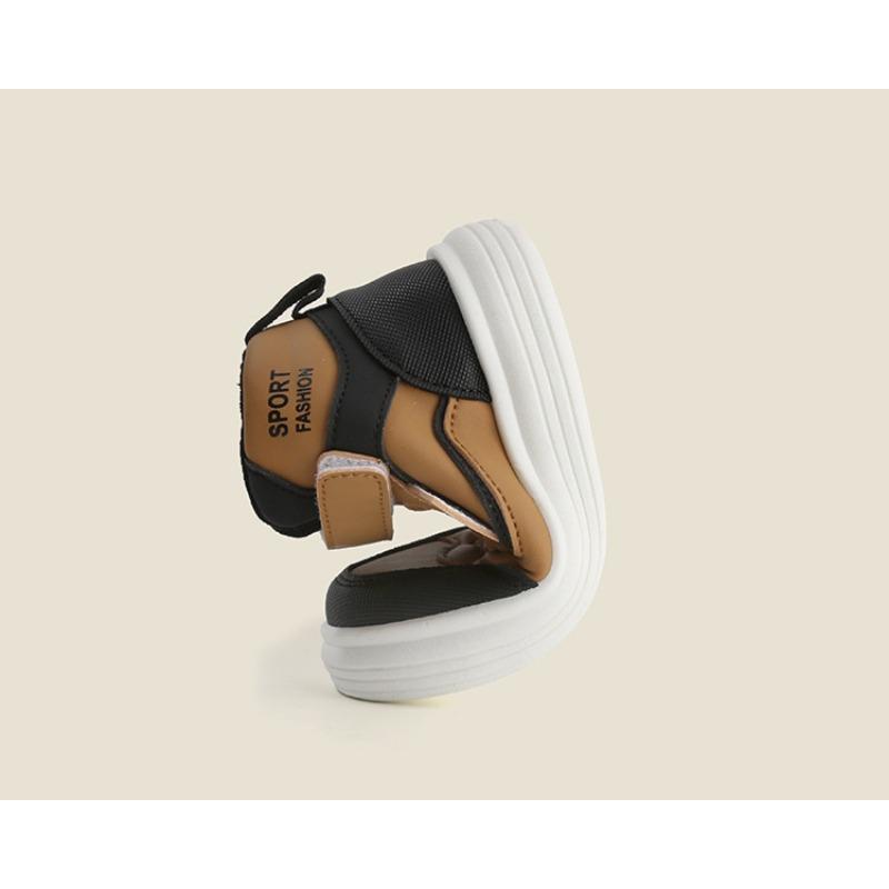 Kids Unisex High Top Platform Casual Sports Breathable Soft Sole Sneakers