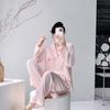 1011 new spring and autumn new pajamas women's cloud cotton summer long-sleeved trousers set loose loungewear