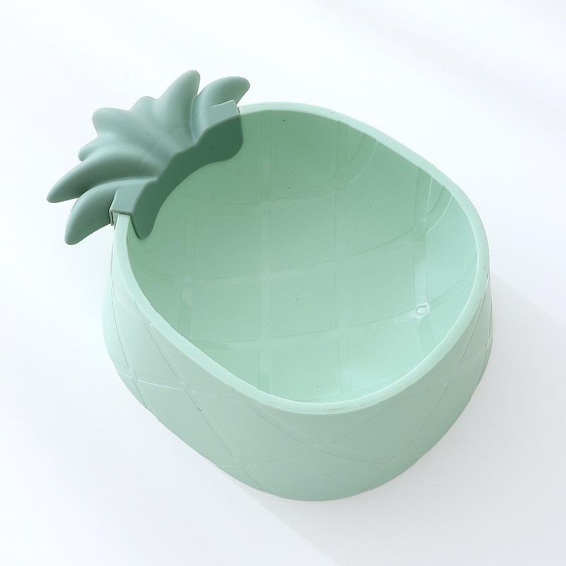 Pineapple Shape Pp Pet Bowl Dog Cat Food Water Feeding Bowl Pet Supplies