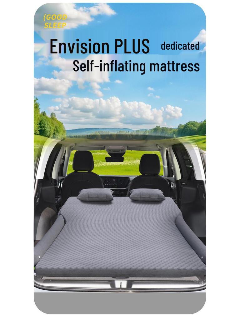 Aufblasbare Auto-Matratze für 25 Buick Envision Plus Modelle - Schlafpolster für Rücksitz und Luftkissen für Kofferraum