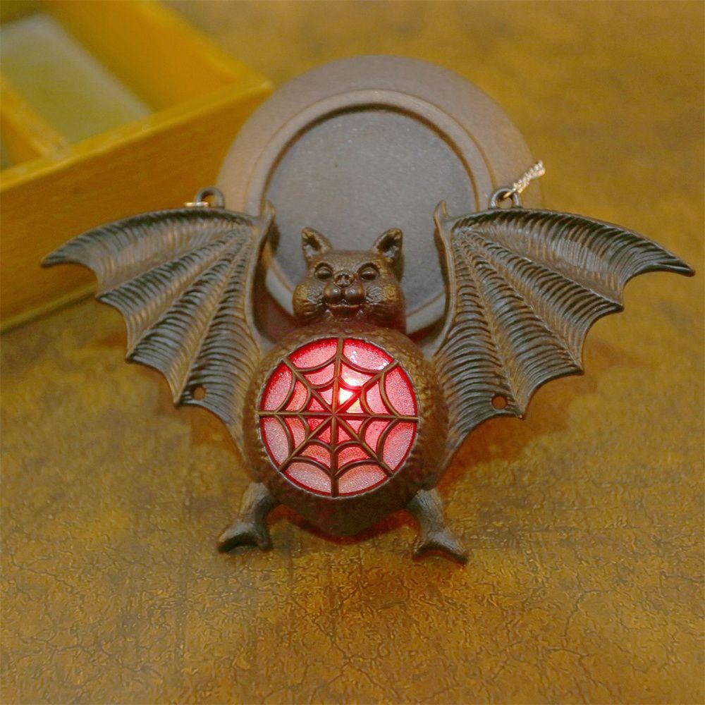 Pendant Ghost Festival Decoration Bat LED Light Halloween Festival Colorful Lamp Hanging Decoration
