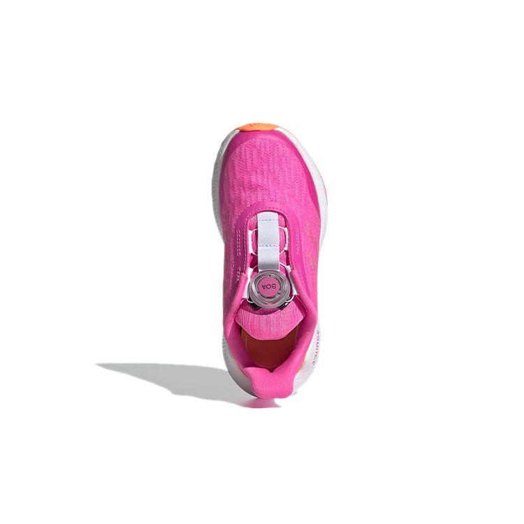 Adidas EQ21 Run Boa K Round Toe Flat Heel Breathable Low Top Running Shoes Kids Running Shoes Pink FX2261