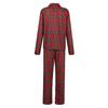 Classic Plaid Casual Family Matching Long Sleeve Top + Pants Set Family Matching Set