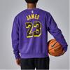 Jordan Los Angeles Lakers Letter Number Crew Neck Casual Long Sleeve T-Shirt Men Tops Field-Purple DN4718-508