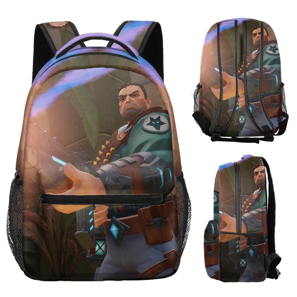 Harajuku Novelty Kpop Youthful School Bags Unisex Paladins Travel Bags 3D Print Oxford Waterproof Notebook Shoulder Backpacks