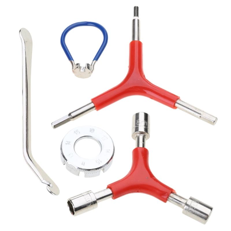 Ключ для спиц Велосипеды Стальной натяжитель спиц Велосипедный набор Инструмент для велосипедов Натяжитель ниппеля Натяжитель ниппеля для велосипедов 1