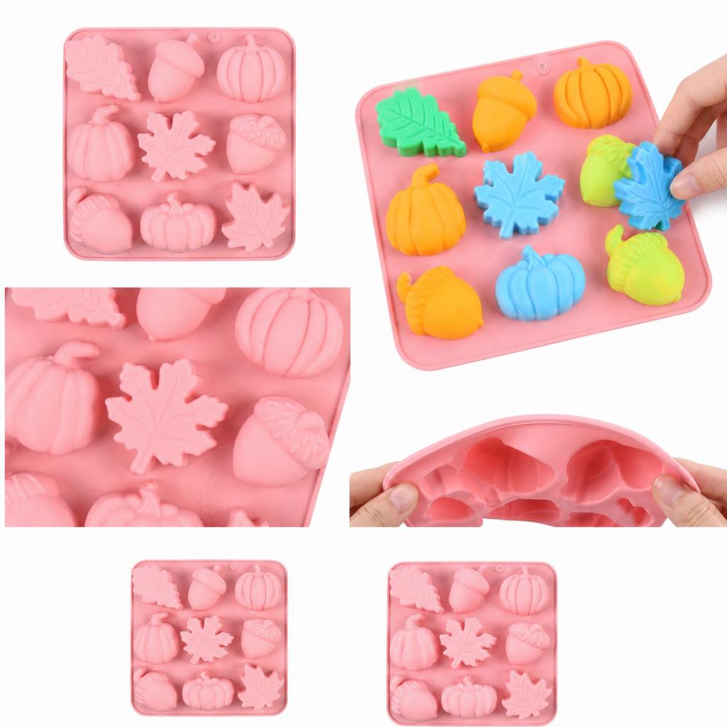 Pumpkin Silicone for Halloween Baking and DIY Crafts